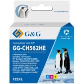 Картридж струйный G&G GG-CH562HE 122 многоцветный 18мл совместим с HP DJ 1050A/2050A/3000