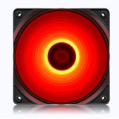 Вентилятор 120x120x25 Deepcool RF120R LED Red подсветка, 1300об/мин Retail
