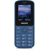 Мобильный телефон Philips CTE2101BU/00 E2101 Xenium синий моноблок 2Sim 1.77 128x160 GSM900 1800 MP3 FM microSD