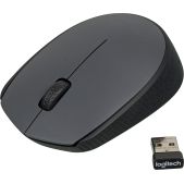 Мышь Logitech 910-004646 M170 серый черный оптическая 1000dpi беспроводная USB для ноутбука 2but