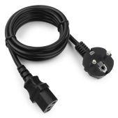 Кабель питания Cablexpert PC-186-15, 4.5м, IEC C13, 6A, черный