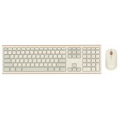Комплект клавиатура + мышь Acer OCC200 ZL.ACCEE.004 клав:бежевый мышь:бежевый USB беспроводная slim мультимедийная