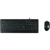 Комплект (клавиатура + мышь) USB Foxline MK120