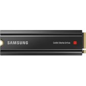 Накопитель SSD 1Tb Samsung SSD 980 Pro MZ-V8P1T0CW M.2 22x80mm, NVMe 1.3c, PCIe 4.0 x4, 3-bit MLC, R/W 7000/5000MB/s, IOPs 1 000 000/1 000 000, TbW 600, DWPD 0.33, with Heatsink
