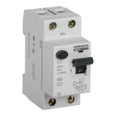 Выключатель дифференциального тока УЗО IEK ВД1-63 Generica MDV15-2-025-030 25A 4.5kA 30мА AC 2П 230В 2мод серый упак.:1шт