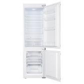 Встраиваемый холодильник Evelux FI 2200 с капельной системой охлаждения и ручной разморозкой морозильного отделения, класс энергопотребления: A+, механич