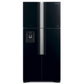 Холодильник Hitachi R-W660PUC7X GbK 2-хкамерн. черное стекло двухкамерный