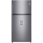 Холодильник LG GR-F802HMHU серый металлик двухкамерный