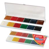 Краски акварельные Пифагор 192007 12 цветов, медовые, пластиковая коробка, без кисти