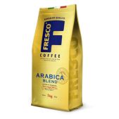 Кофе в зернах FRESCO Arabica Blend, 1000г, зерно, вакуумная упаковка, ш/к 87071