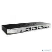 Коммутатор D-Link DGS-1210-28/ME/P/B2A Managed L2 Metro Ethernet Switch 24x1000Base-T, 4x1000Base-X SFP, Surge 6KV, CLI, RJ45 Console, RPS, Dying Gasp, power supply unit with UPS function