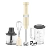 Блендер KitchenAid 5KHBV83EAC погружной с аксессуарами, кремовый
