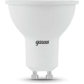 Лампа светодиодная Gauss Black 5Вт цок.:GU10 рефлек. 220B 4100K св.свеч.бел.ней. MR16 (упак.:10шт) (101506205)