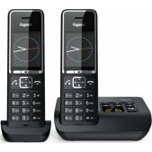 Радиотелефон Gigaset L36852-H3021-S304 Comfort 550A DUO RUS DECT черный (труб. в компл.:2шт) автооветчик АОН