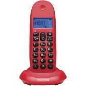 Радиотелефон Motorola C1001LB+ DECT красный