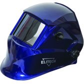 Маска сварщика Elitech 710 E0912.003.00 Хамелеон, 5-8/9-13DIN, светофильтр 100х50мм, 0.04мс, шлиф, 0.48кг, синяя