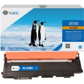 Картридж лазерный G&G GG-C406S голубой 1000стр. совместим с Samsung CLP-360/365/CLX-3300/3305