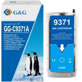 Картридж струйный G&G GG-C9371A голубой 130мл совместим с HP Designjet T610/T770/T790eprinter/T1300eprinter/T1100