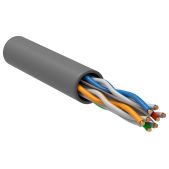 Кабель U/UTP 4 пары кат. 6 ITK LC1-C604-111 4X2X23AWG PVC внутренний 305м серый