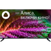 Телевизор 50 Starwind SW-LED50UG403 Яндекс.ТВ Frameless черный 4K Ultra HD 60Hz DVB-T DVB-T2 DVB-C DVB-S DVB-S2 USB WiFi Smart TV