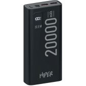 Мобильный аккумулятор Hiper EP 20000 Black 20000mAh 3A QC PD 2xUSB черный