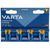 Батарейка AAA Varta LongLIFE POWER HIGH Energy LR03 BL8 Alkaline 1.5V 4903 8/160