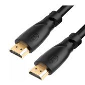 Кабель Greenconnect GCR-54572 15.0m HDMI 1.4, 30/30 AWG, позолоченные контакты, FullHD, Ethernet 10.2 Gbит/с, 3D, 4K, экран