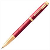 Ручка роллер ParkER IM Premium Red GT 2143647 корпус красный лак, позолоченные детали, черная