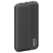Мобильный аккумулятор Hiper SM10000 Black 10000mAh 2.4A 2xUSB черный