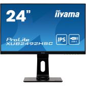 Монитор 23.8 Iiyama ProLite XUB2492HSC-B1 черный IPS LED 16:9 HDMI M/M матовая HAS Piv 250cd 178гр/178гр 1920x1080 75Hz DP FHD USB 5.4кг