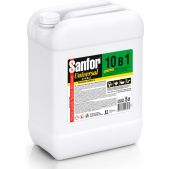 Средство моющее Sanfor Universal 10 в 1 Лимонная Свежесть канистра 5л