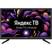 Телевизор 24 BBK 24LEX-7289/TS2C Яндекс.ТВ черный HD 60Hz DVB-T2 DVB-C DVB-S2 USB WiFi Smart TV RUS