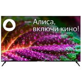 Телевизор 65 Hyundai H-LED65BU7003 Яндекс.ТВ Frameless черный 4K Ultra HD 60Hz DVB-T DVB-T2 DVB-C DVB-S DVB-S2 USB WiFi Smart TV