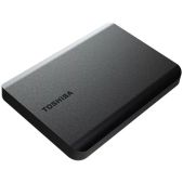 Внешний жесткий диск 2Tb Toshiba HDTB520EK3AA Canvio Basics 2022 Black, USB 3.2 Gen1, 109x78x14mm, 149g