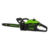 Цепная пила Greenworks GD60CS25K4 2008907UB аккумуляторная 60V, 40см, бесщеточная 2500 Вт, с 1хАКБ 4 Ач. и ЗУ