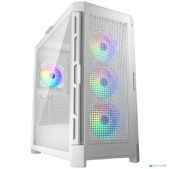 Корпус E-ATX без БП Cougar Airface Pro RGB White, E-ATX 4х120мм ARGB Fan, ARGB вентилятор Hub, белый