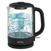 Чайник Domfy DSB-EK304 1.7л 2200Вт черный корпус стекло