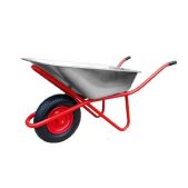 Тачка строительная БТМ WB5009M1-100 1-колесо 200кг, оранжевая 100л