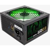 Блок питания Aerocool ATX 650W Mirage KCAS PLUS 650G Gold 80+ gold 24pin APFC 120mm fan color LED 6xSATA