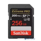 Карта памяти SD 256Gb SanDisk SDSDXXD-256G-GN4IN SDXC Class 10 V30 UHS-I U3 Extreme Pro 200MB/s