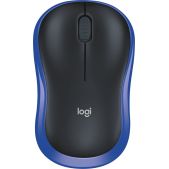 Мышь Logitech 910-002236 M185 синий черный оптическая 1000dpi беспроводная USB1.1 для ноутбука 2but