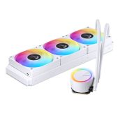 Комплект водяного охлаждения Jonsbo TG-360 ARGB White LGA 2011/1700/1200/115X/AM5/AM4 TDP 300W, ARGB вентилятор and PUMP, PWM, Triple вентилятор 120мм, белый RET