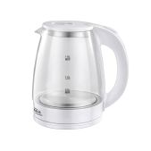 Чайник Oasis K-8GW 2000Вт, 1.8л, стекло, белый