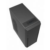 Корпус ATX 450W Foxline FL-302-FZ450-U32 black, w/PSU 450W 8cm, w/2xUSB2.0+2xUSB3.0, w/pwr cord, w/o FAN