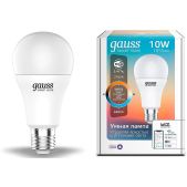 Умная лампа Gauss IoT Smart Home E27 10Вт 1055lm Wi-Fi 1080112
