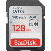 Карта памяти SDXC 128Gb SanDisk SDSDUNB-128G-GN6IN Class 10 UHS-I Ultra 140MBs