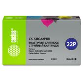 Картридж струйный Cactus CS-SJIC22PBK C33S020601 черный 34мл совместим с Epson ColorWorks C3500