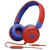 Наушники JBL JR310 Red детские накладные, 400 мАч, до 30ч, USB-С, 32 Ом, 85дБ