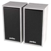 Колонки Perfeo Cabinet белые дуб PF-84-WD PF_A4389 2.0, 2х3Вт, USB