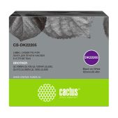 Картридж ленточный Cactus CS-DK22205 черный совместим с Brother P-touch QL-500, QL-550, QL-700, QL-800